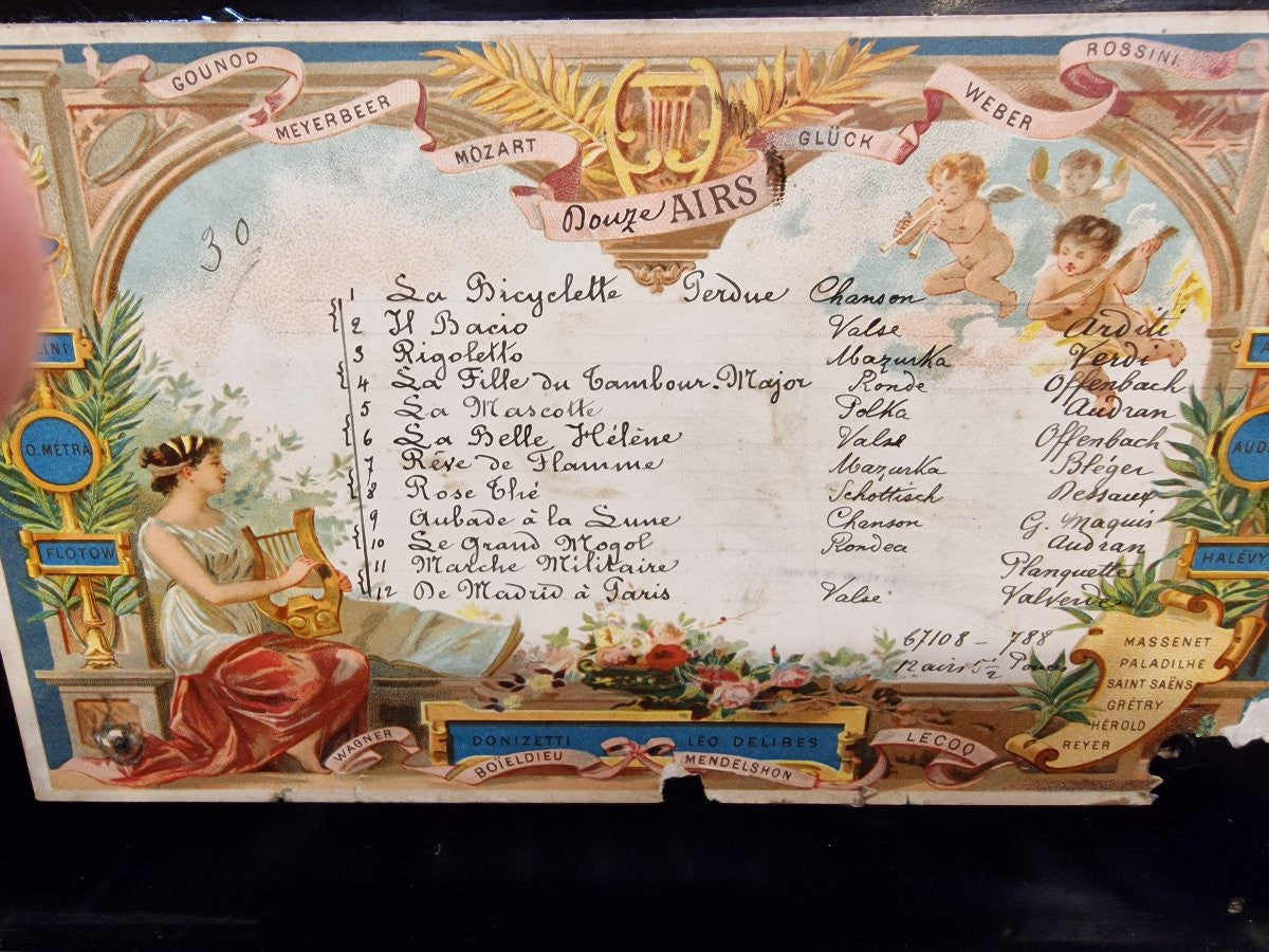 Boîte à Musiques Suisse 19eme Siecle