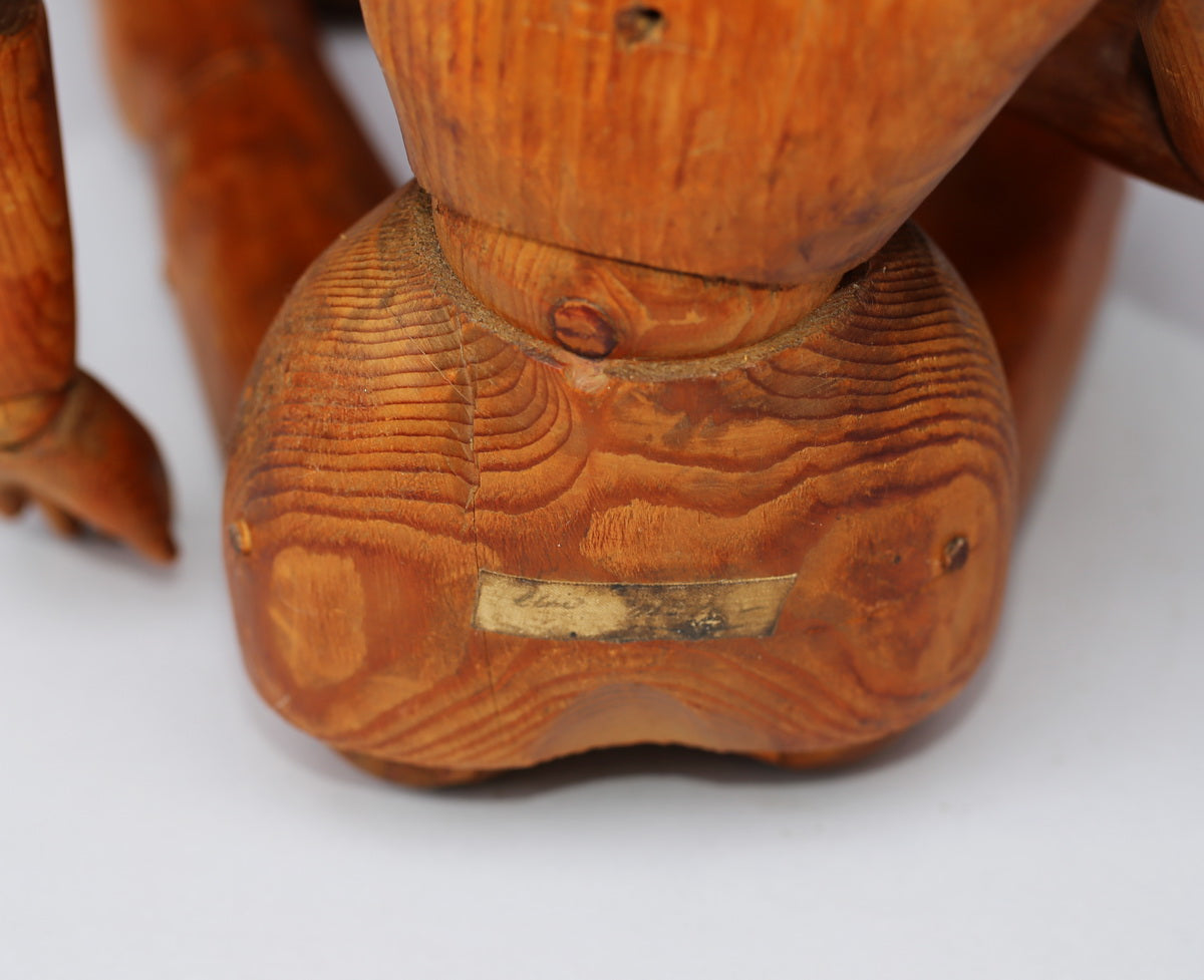 Mannequin d'Atelier En Bois  Fin XIXème