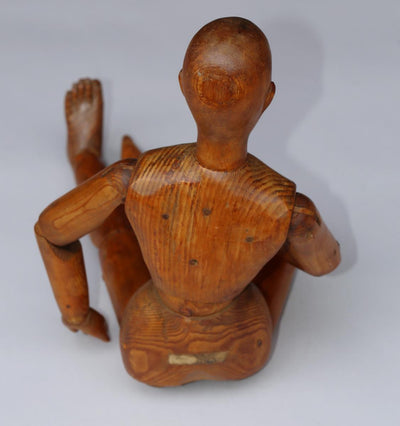 Mannequin d'Atelier En Bois  Fin XIXème