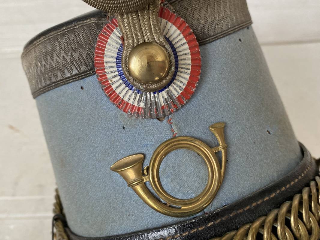 Chasseur à Cheval Shako Officier Mdle 1874