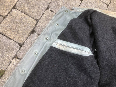 Km Veste Navigant Cuir Gris