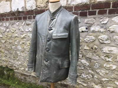 Km Veste Navigant Cuir Gris