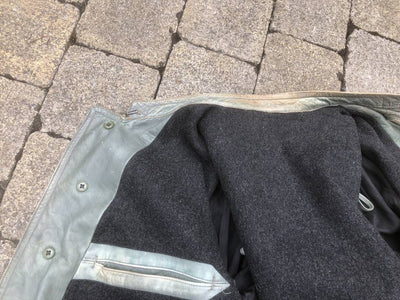 Km Veste Navigant Cuir Gris
