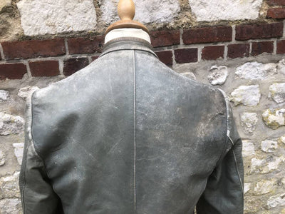 Km Veste Navigant Cuir Gris