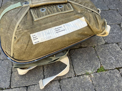 Lw Parachute Dorsal 'Ruckenfallschirm' Navigant Pilote Harnais Et Voilure