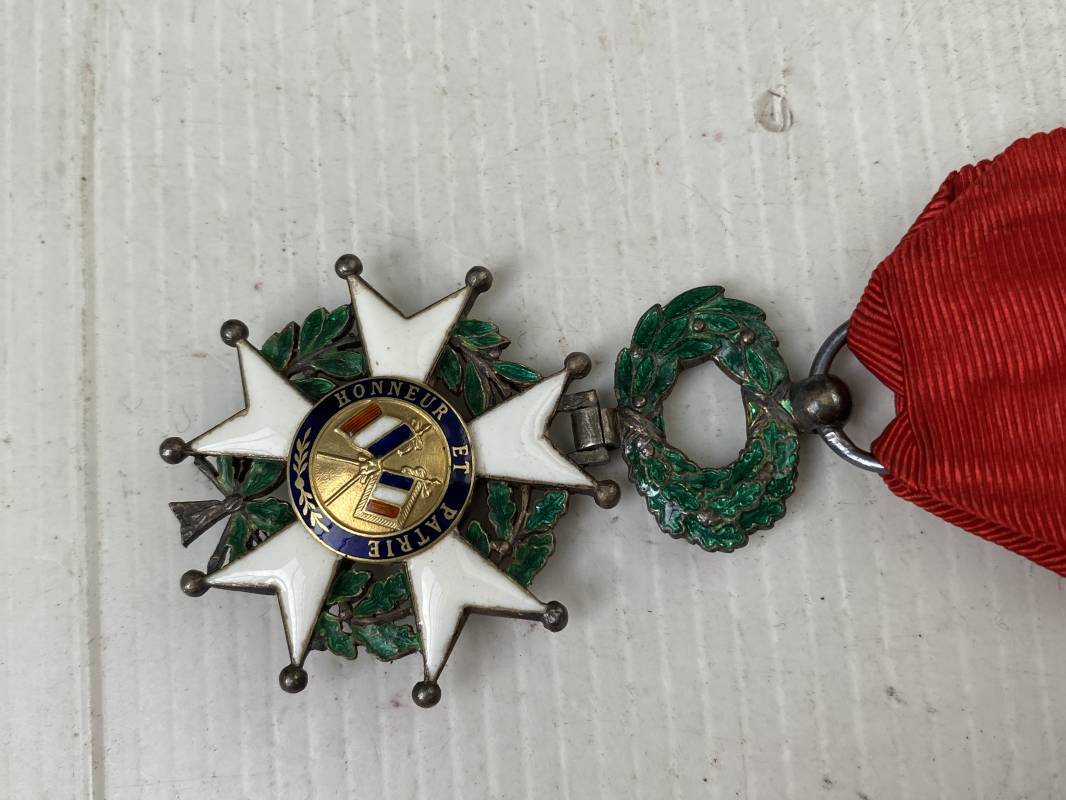Médaille Chevalier Légion d'honneur et boitier