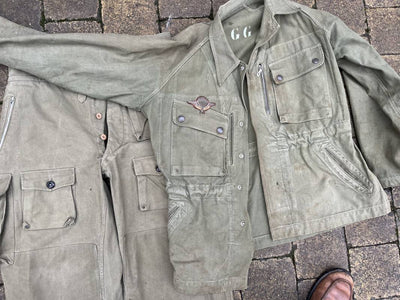 Veste Et Pantalon De Saut Kaki Parachutiste Tap Modèle Extrème Orient