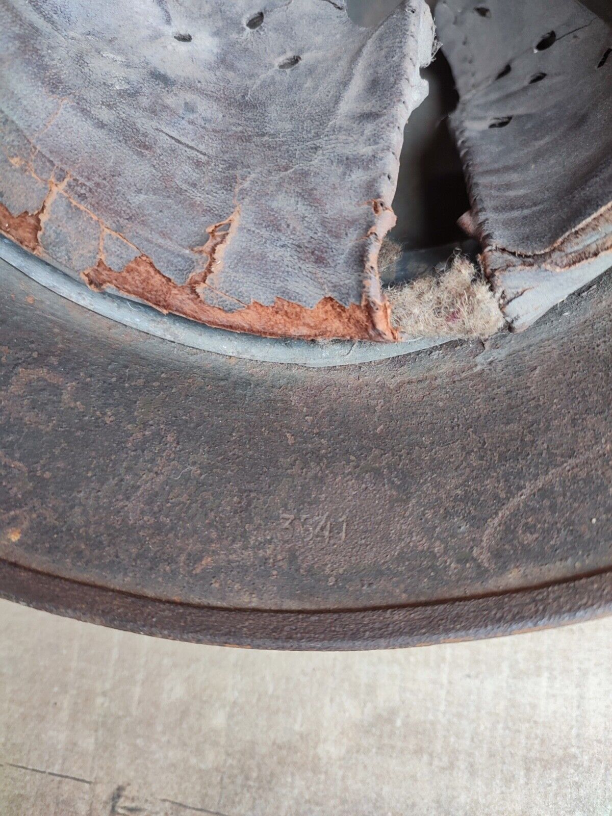 Casque Allemand Camouflé 3 Tons Normandie