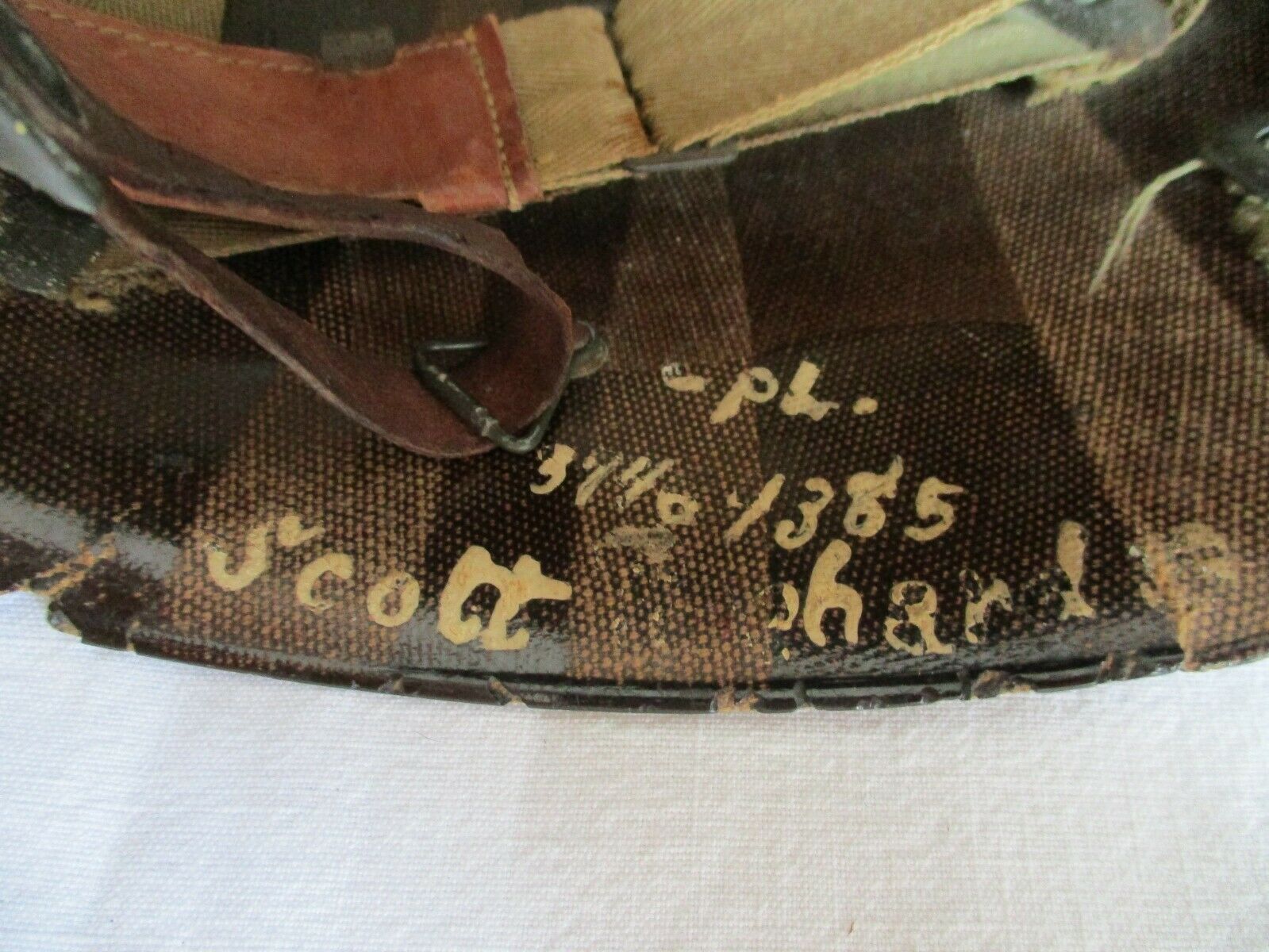 Casque Original US M1 Fix Bale WWII complet - Campagne de Normandie