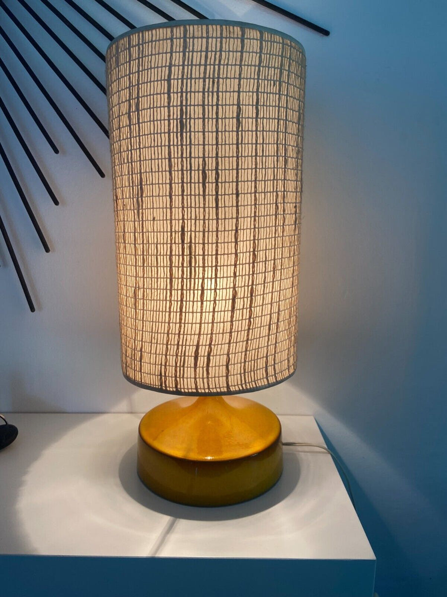 Jacques et Dani Ruelland  belle lampe en céramique émaillée signée