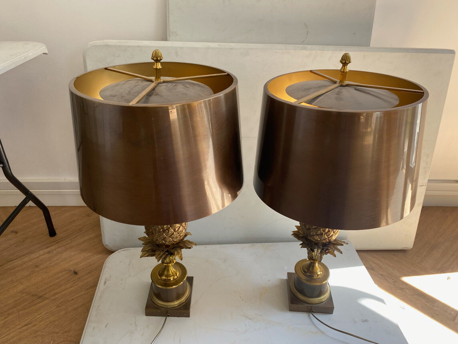 Paire De Lampes Maison Charles