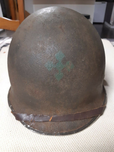 Casque Us Jonc Avant Patte Fixe Gi Nominatif Militaria Ww2