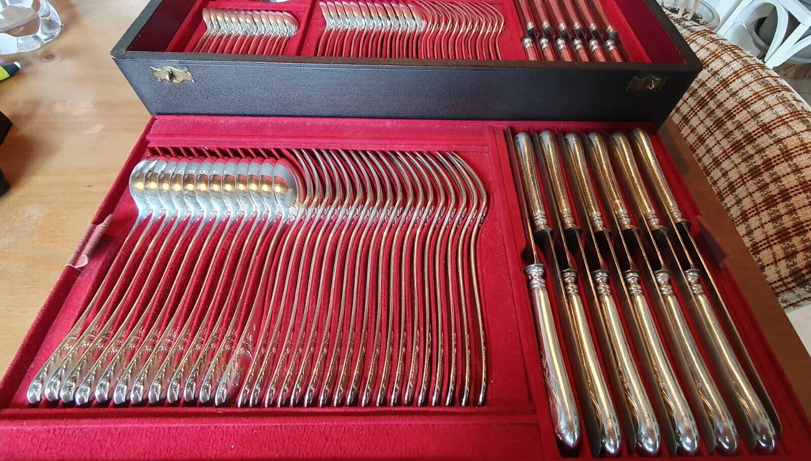 Ménagère Christofle 91 pièces métal argenté