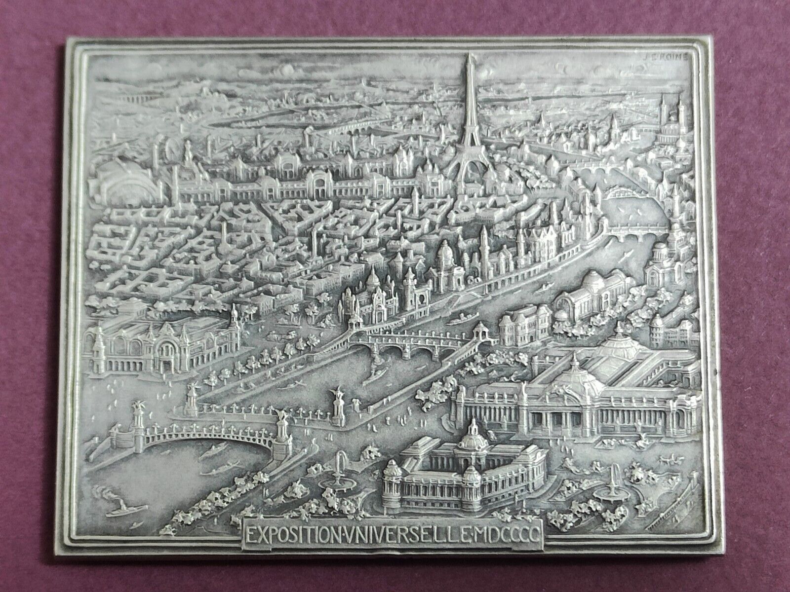 Médaille Bronze Argenté SAMF Roiné Exposition Internationale