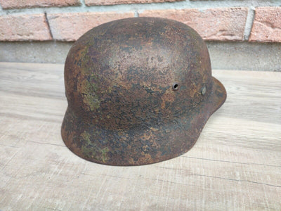 Casque Allemand Camouflé 3 Tons Normandie