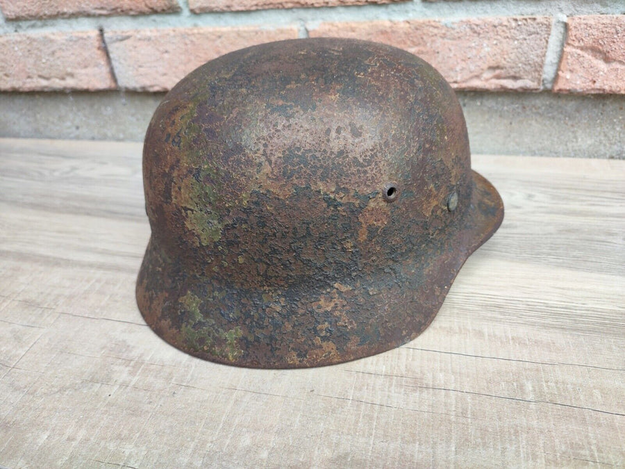 Casque Allemand Camouflé 3 Tons Normandie