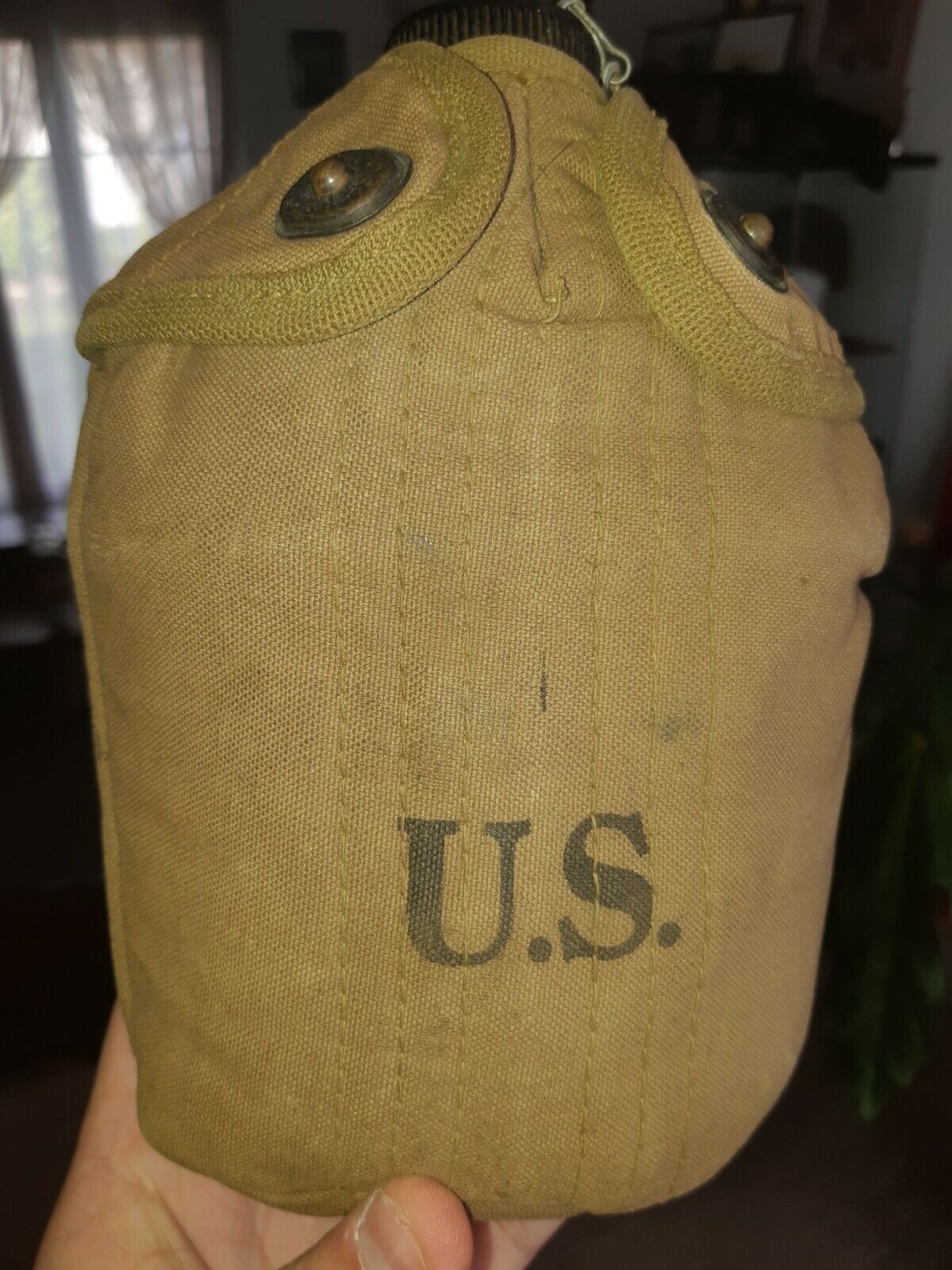Ww2 Us Gourde Casque Dday Ffl Para Veste Gi Utah Omaha Airborne Ceinturon 101st