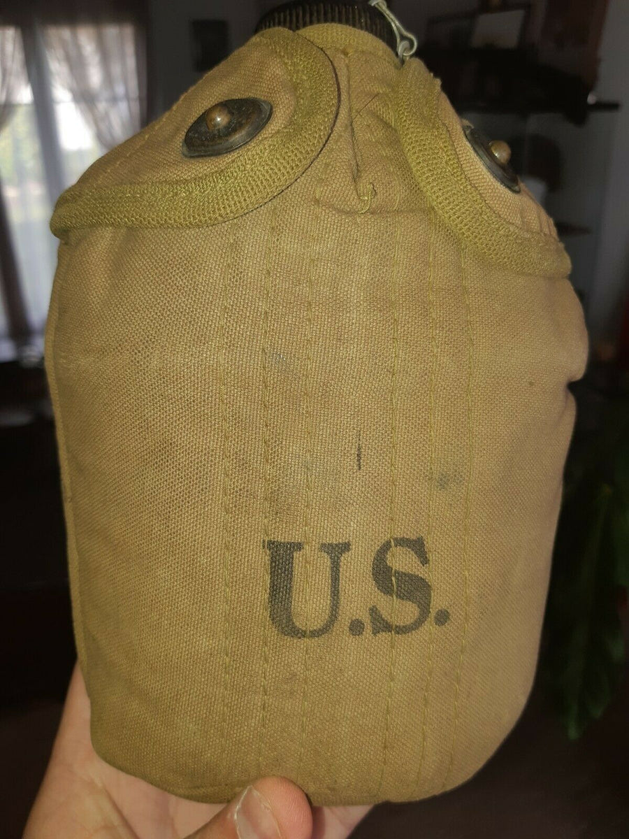 Ww2 Us Gourde Casque Dday Ffl Para Veste Gi Utah Omaha Airborne Ceinturon 101st