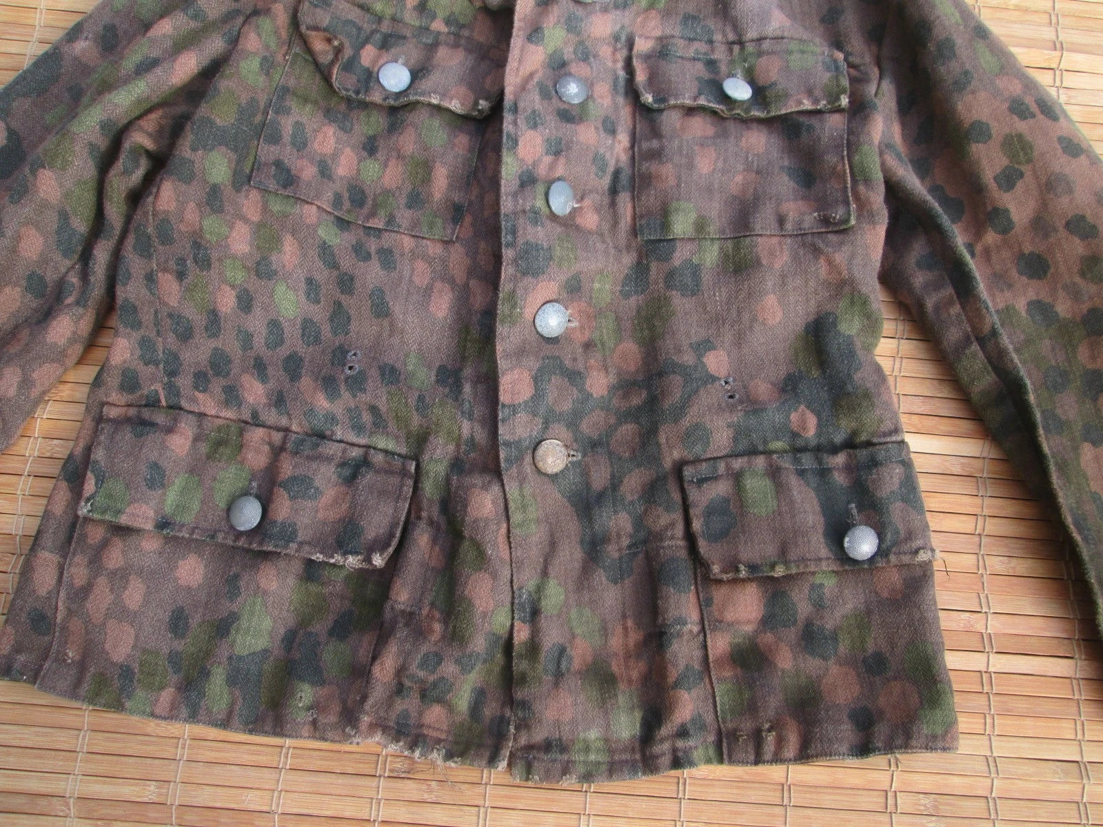 Veste ww2 WWII Camouflage DOT 44 Normandie 1944 Infanterie Militaire
