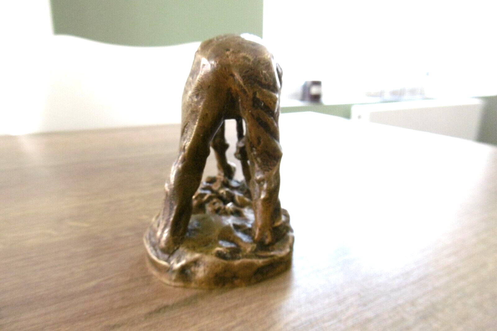 Ancienne sculpture en bronze signée Dalou le casseur de pierres Susse Frères