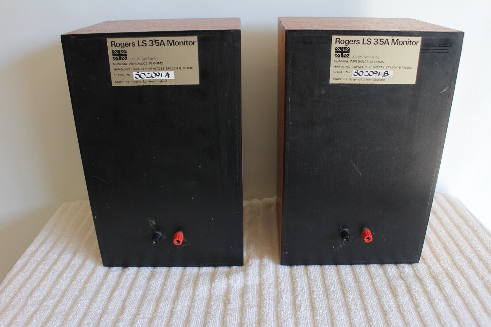 Enceintes Rogers Ls35 A Monitor Gold Badge 15 Ohms