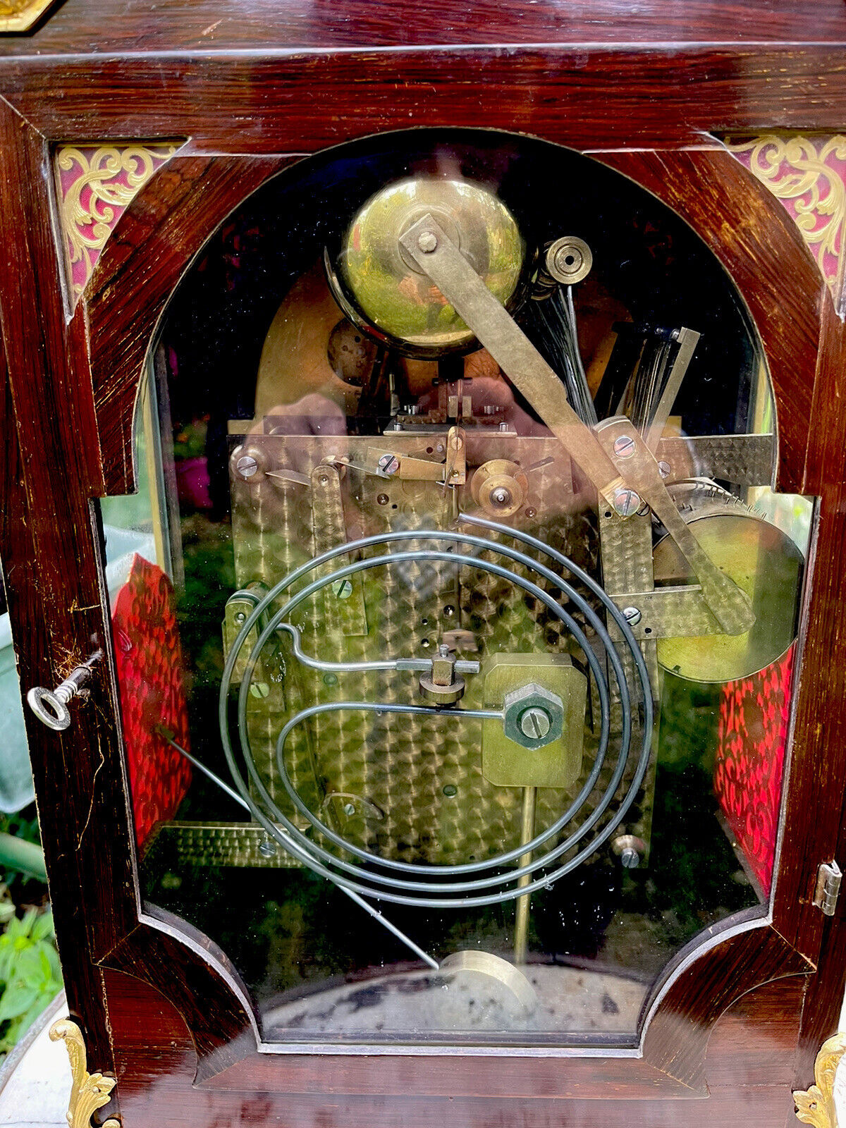 Pendule Horloge Carillon 16 cloches  17 marteaux
