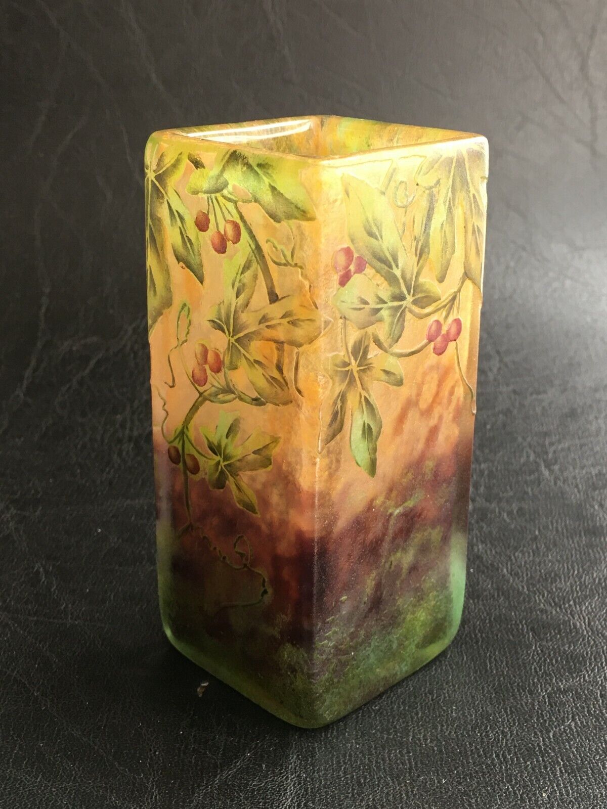 Vase Daum Nancy (Art Nouveau 1900)