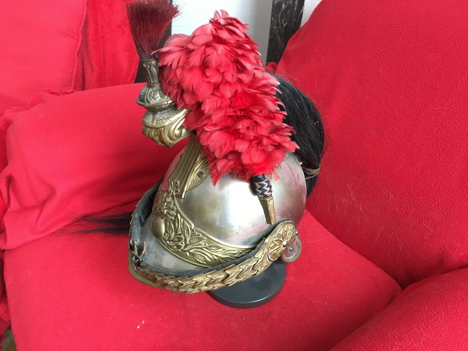 Casque + Cuirasse Officier Cuirassier Français Début Xxème