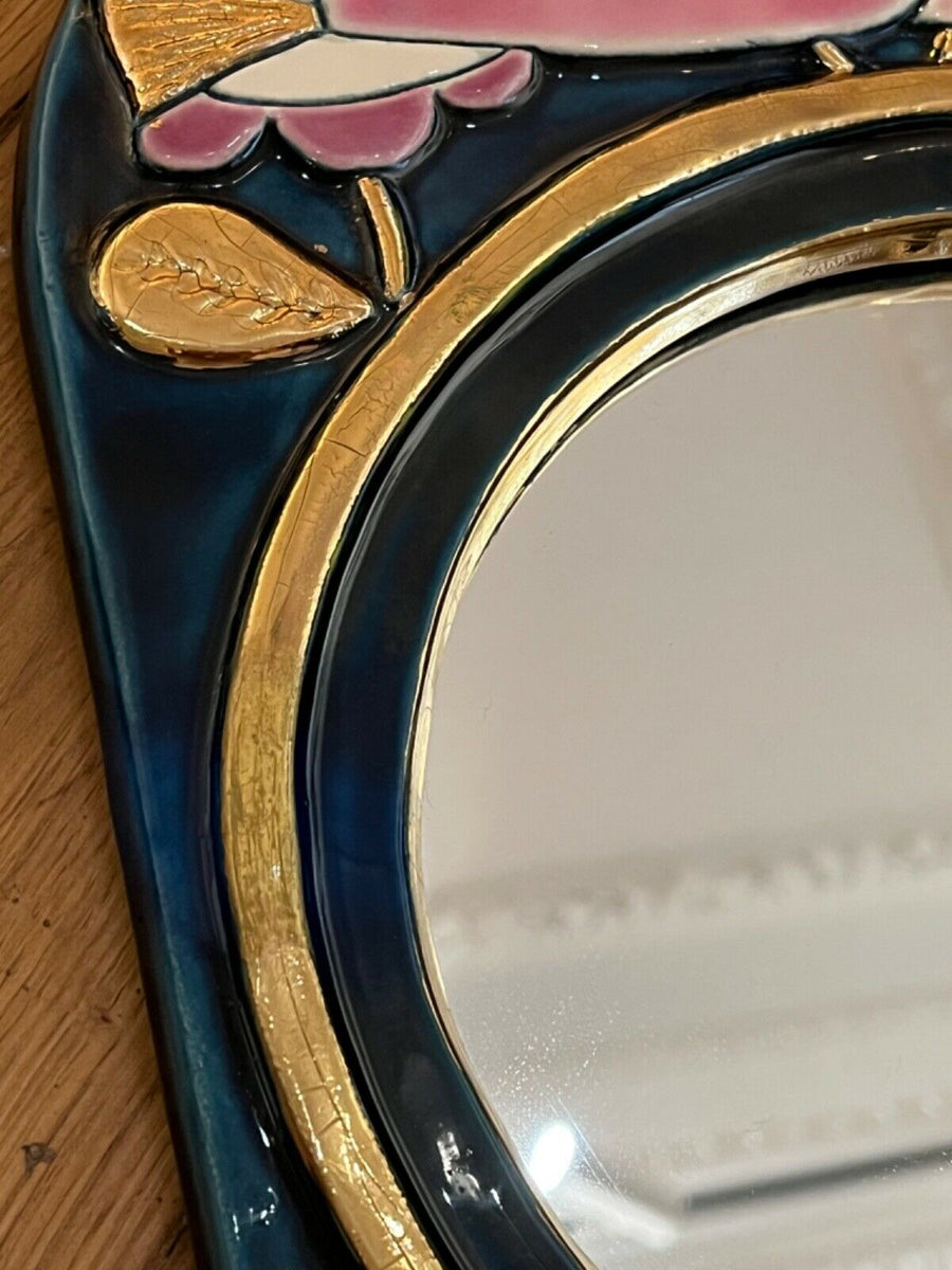 Mithe Espelt Miroir céramique Paradisier 1970