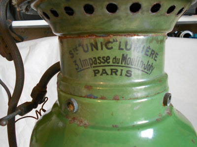 Vintage pression lampe lanterne UNIC LUMIERE