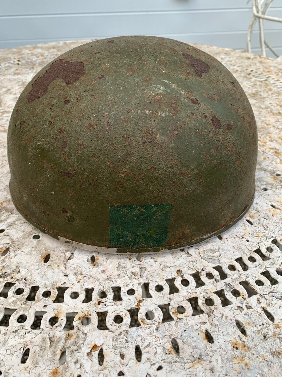 Casque Para Anglais Avec Insignes Peint 1944 Ww2