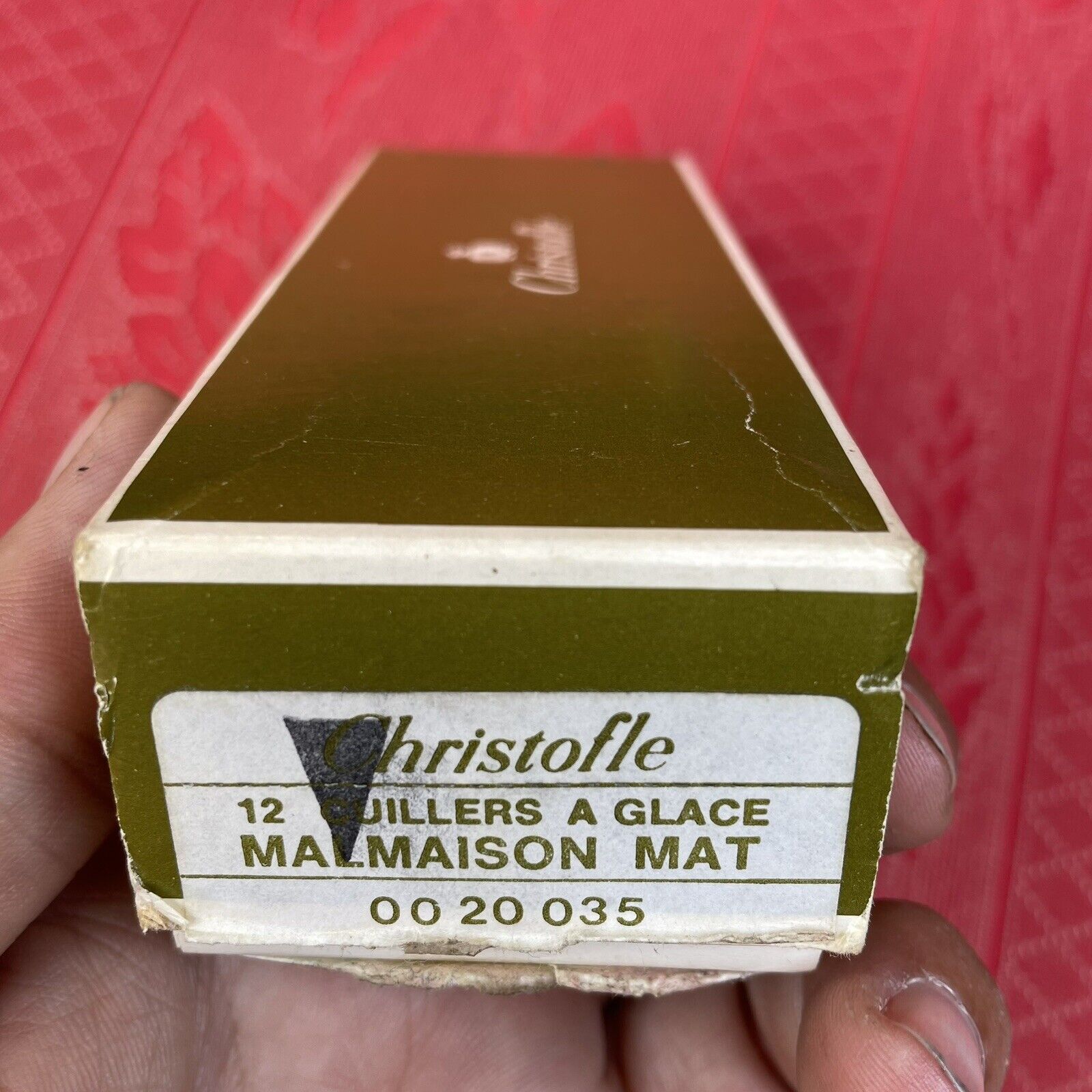 Christofle Malmaison 12 cuillères à glace 13cm métal argenté (Neuf sous blister)