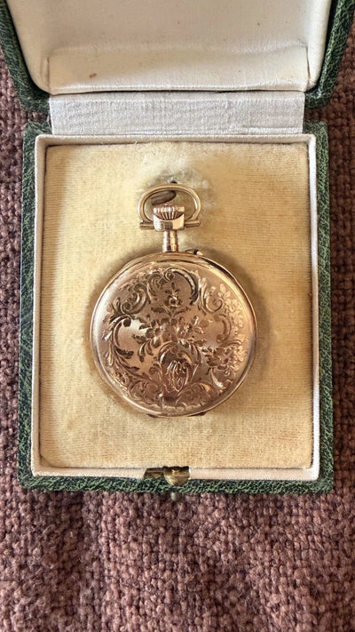 Montre Gousset Homme - Or 18 Carats - Poinçon Tête D’aigle