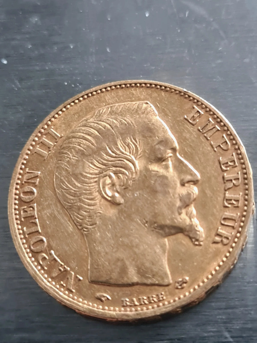 Pièce 20 Francs Or - Napoléon III - Tête Nue 1859
