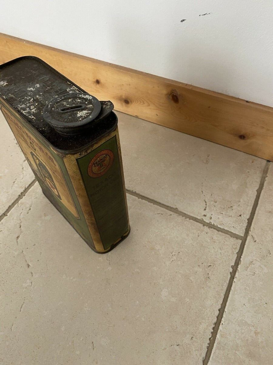 Bidon huile ancien Texaco Vintage Objet De Garage