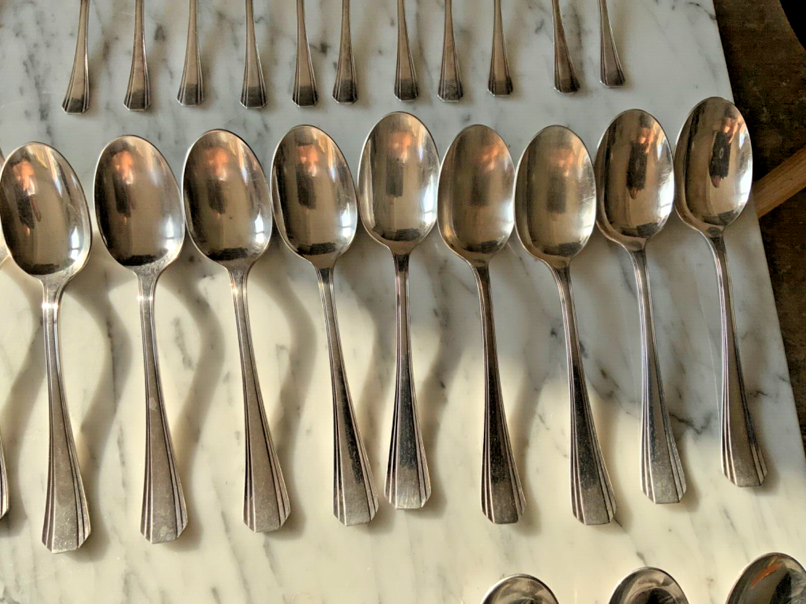 Christofle Ménagère De 75 Pièces Modèle Boréal Art Déco Métal Argenté