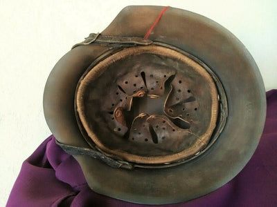 Casque Allemand Ww2 -40- Camoufle 3 Tons Original - Se 66 -