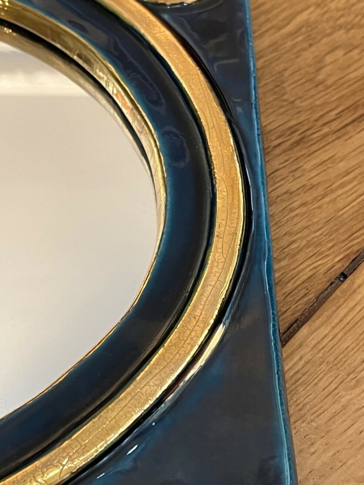 Mithe Espelt Miroir céramique Paradisier 1970
