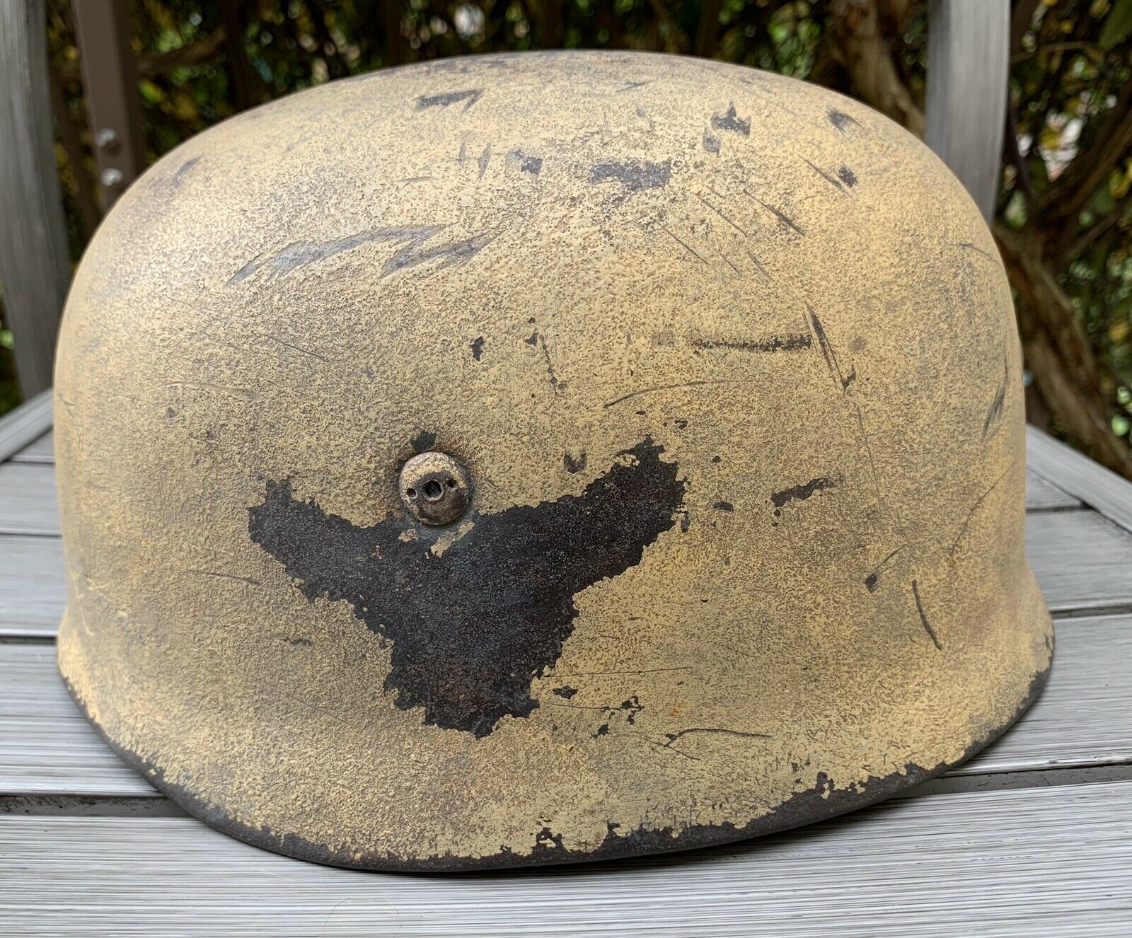 Casque de parachutiste allemand de la Seconde Guerre mondiale, modèle ET68