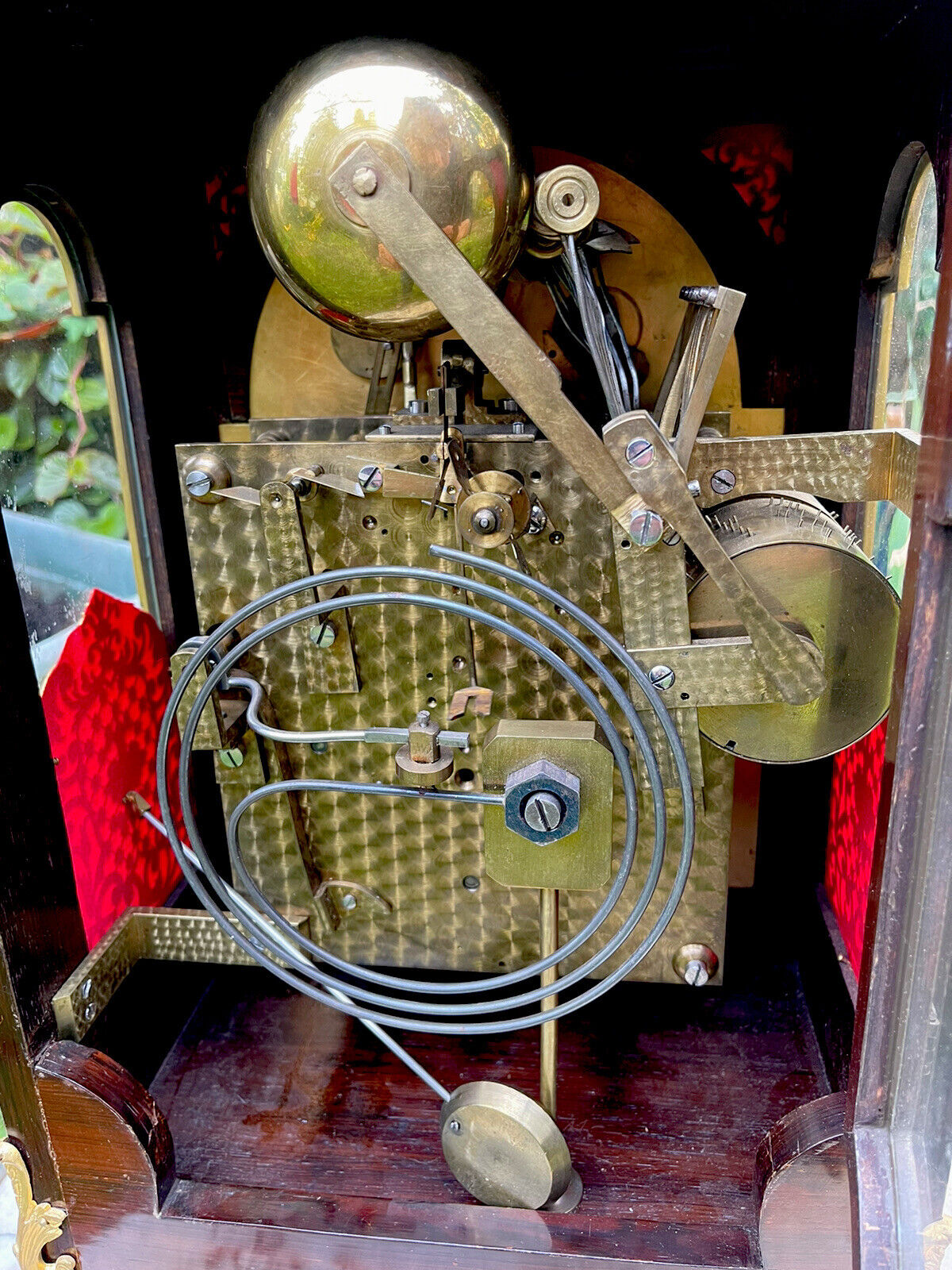 Pendule Horloge Carillon 16 cloches  17 marteaux