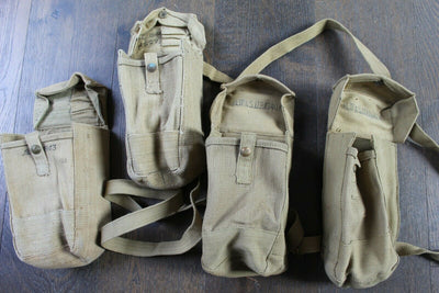 Gros lot matériel équipement web GB WW2 anglais filet casque pouch FM BREN