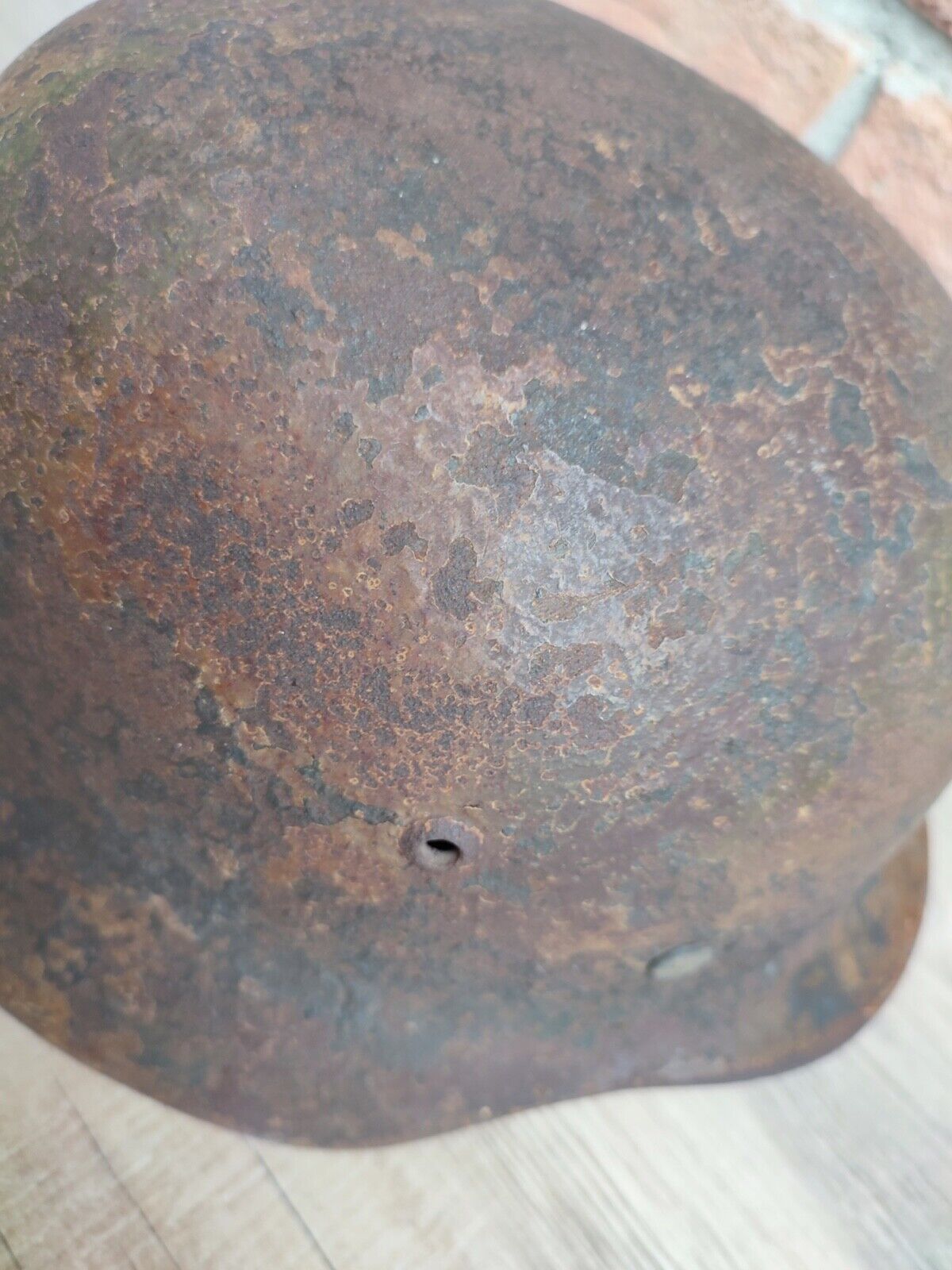 Casque Allemand Camouflé 3 Tons Normandie