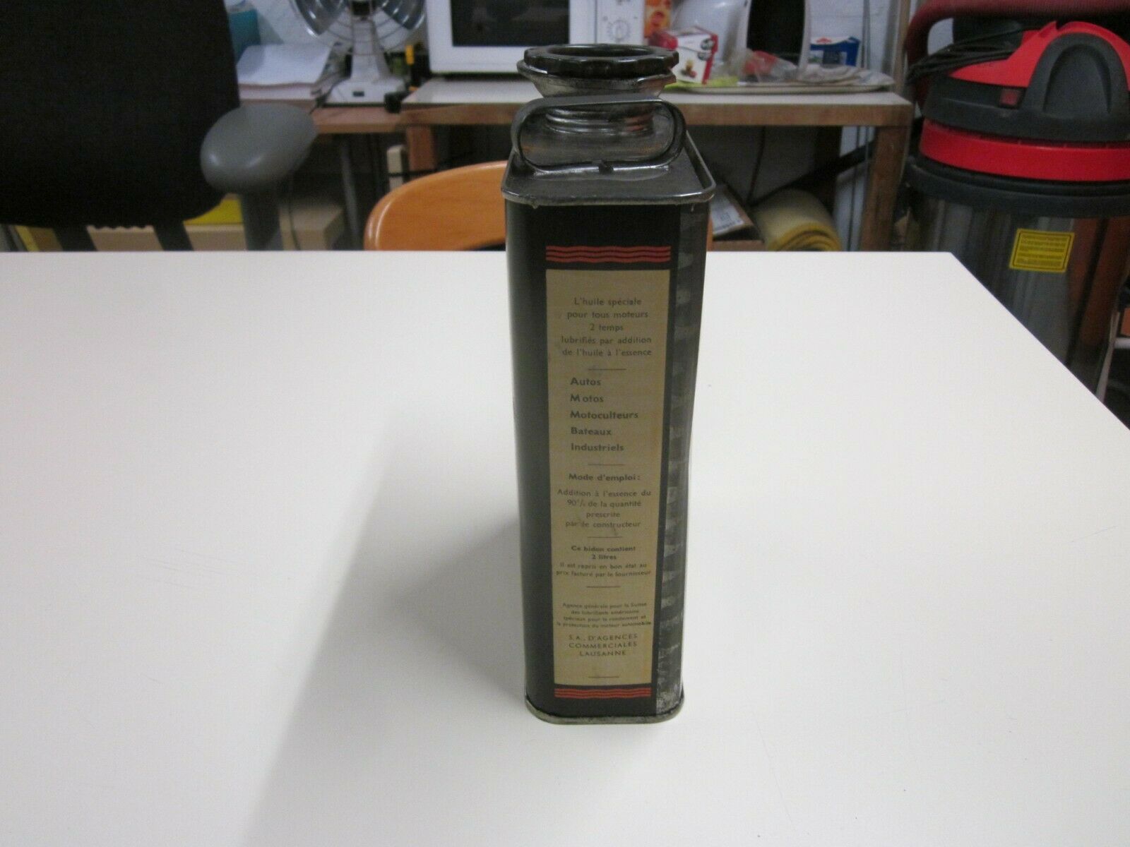 Bidon huile MONITOR 2 Centaur Rare öldose Oelkanne Can Motorcycle Oldtimer