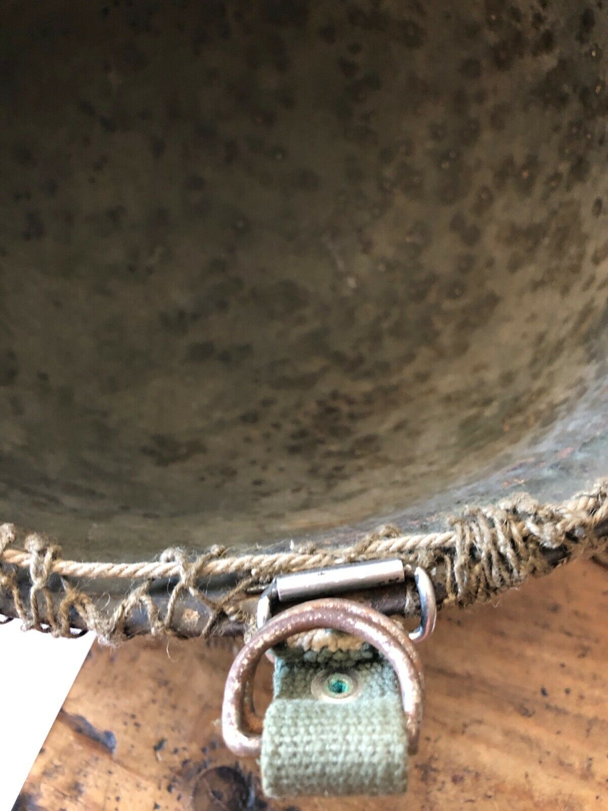 Casque Us M1 Parachutiste Indo Algérie