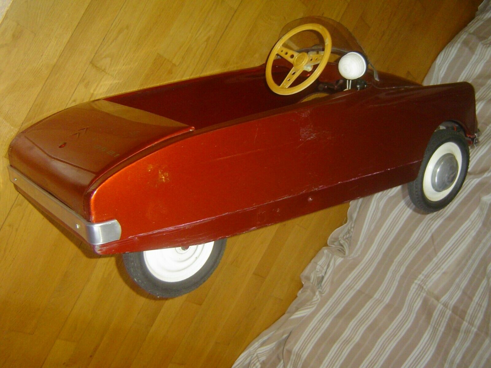 Voiture À Pédales Auto Tôle Mg Morellet Guerineau Citroe