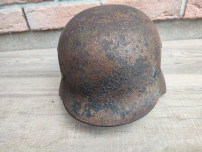Casque Allemand Camouflé 3 Tons Normandie