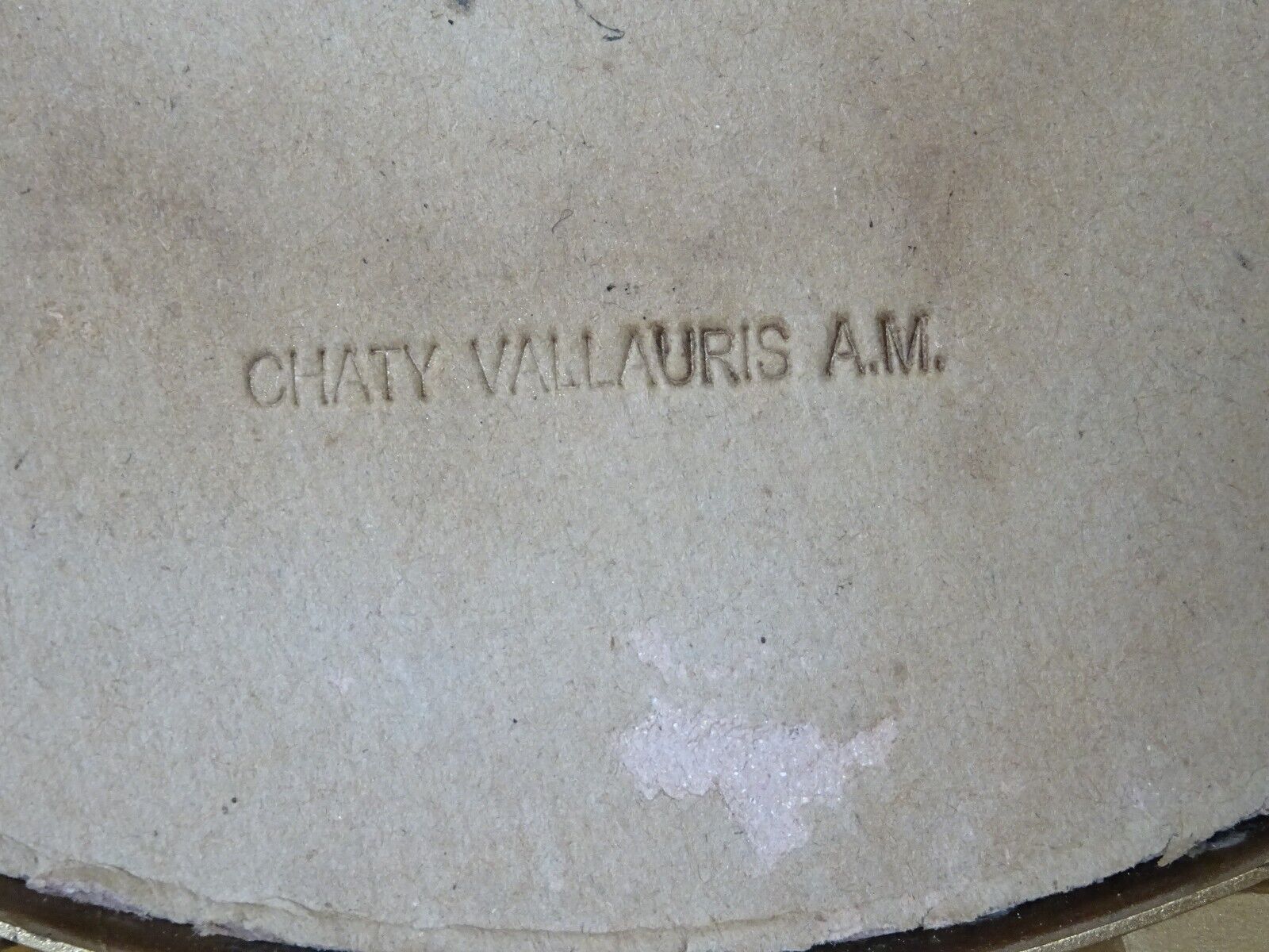 Ancien Miroir Soleil Chaty Vallauris Bombé Sorcière