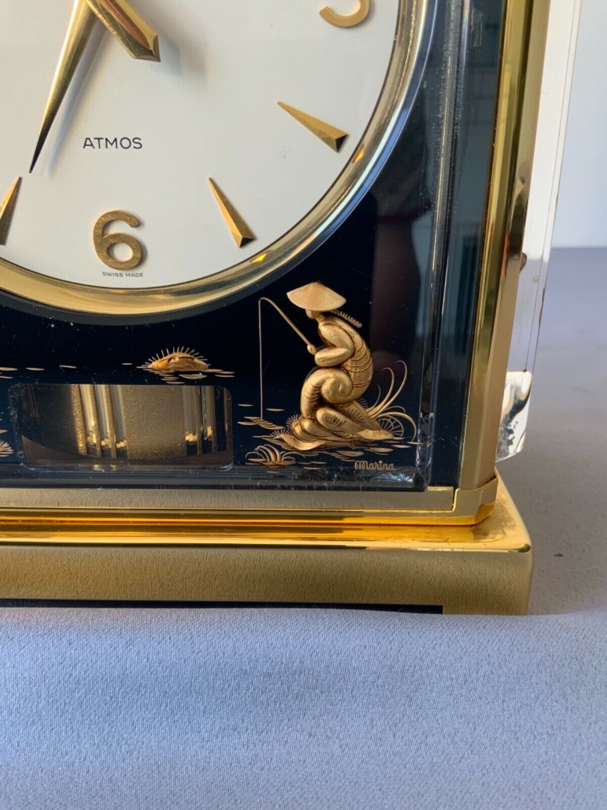 Pendule Horloge Atmos Modèle Marina Jaeger Lecoultre 1968