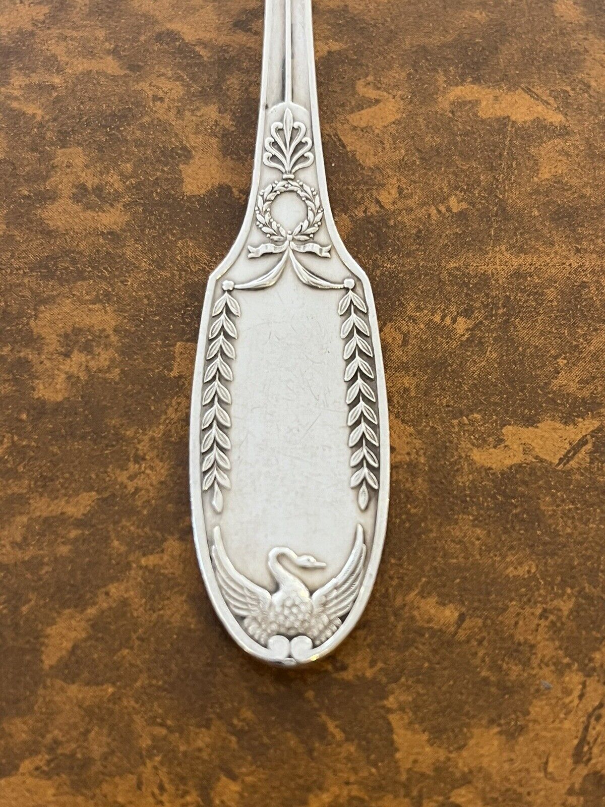 Émile Puiforcat Ménagère 24 Pieces En Argent Massif Modèle Cygne Style Empire