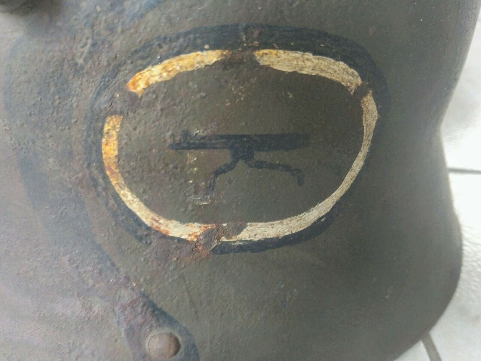 Casque Floque Mitrailleurs Allemand WW1